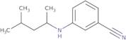 3-[(4-Methylpentan-2-yl)amino]benzonitrile