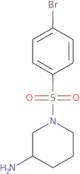 1-(4-Bromobenzenesulfonyl)piperidin-3-amine