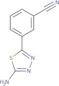 3-(5-Amino-1,3,4-thiadiazol-2-yl)benzonitrile