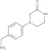 4-[4-(Aminomethyl)phenyl]piperazin-2-one