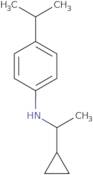 N-(1-Cyclopropylethyl)-4-(propan-2-yl)aniline