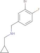[(3-Bromo-4-fluorophenyl)methyl](cyclopropylmethyl)amine