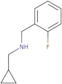 (Cyclopropylmethyl)[(2-fluorophenyl)methyl]amine