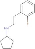 N-[2-(2-Fluorophenyl)ethyl]cyclopentanamine