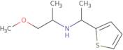 (1-Methoxypropan-2-yl)[1-(thiophen-2-yl)ethyl]amine