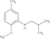 2-Methoxy-5-methyl-N-(2-methylpropyl)aniline