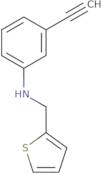 3-Ethynyl-N-(thiophen-2-ylmethyl)aniline