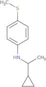 N-(1-Cyclopropylethyl)-4-(methylsulfanyl)aniline