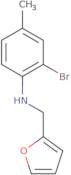 2-Bromo-N-(furan-2-ylmethyl)-4-methylaniline