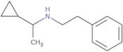 (1-Cyclopropylethyl)(2-phenylethyl)amine