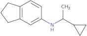 N-(1-Cyclopropylethyl)-2,3-dihydro-1H-inden-5-amine