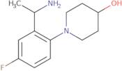 1-[2-(1-Aminoethyl)-4-fluorophenyl]piperidin-4-ol