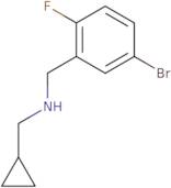 [(5-Bromo-2-fluorophenyl)methyl](cyclopropylmethyl)amine