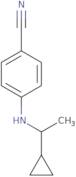 4-[(1-Cyclopropylethyl)amino]benzonitrile