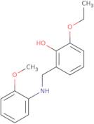 2-Ethoxy-6-{[(2-methoxyphenyl)amino]methyl}phenol