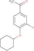 1-[4-(Cyclohexyloxy)-3-fluorophenyl]ethan-1-one