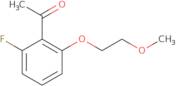 1-[2-Fluoro-6-(2-methoxyethoxy)phenyl]ethan-1-one