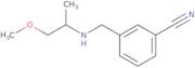 3-{[(1-Methoxypropan-2-yl)amino]methyl}benzonitrile