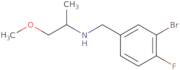 [(3-Bromo-4-fluorophenyl)methyl](1-methoxypropan-2-yl)amine