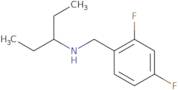 [(2,4-Difluorophenyl)methyl](pentan-3-yl)amine