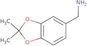 (2,2-Dimethyl-1,3-dioxaindan-5-yl)methanamine