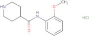 N-(2-Methoxyphenyl)piperidine-4-carboxamide hydrochloride