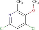 4,6-dichloro-3-methoxy-2-methylpyridine