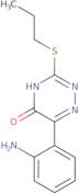 6-(2-Aminophenyl)-3-(propylsulfanyl)-4,5-dihydro-1,2,4-triazin-5-one