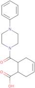 6-(4-Phenylpiperazine-1-carbonyl)cyclohex-3-ene-1-carboxylic acid