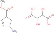 (1S,4R)-4-Amino-2-cyclopentene-1-carboxylic acid methyl ester L-tartrate