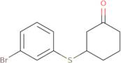 3-[(3-Bromophenyl)sulfanyl]cyclohexan-1-one