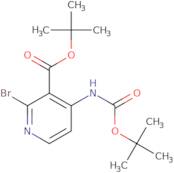 tert-Butyl 2-bromo-4-((tert-butoxycarbonyl)amino)nicotinate