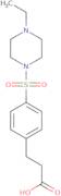 3-{4-[(4-Ethylpiperazin-1-yl)sulfonyl]phenyl}propanoic acid