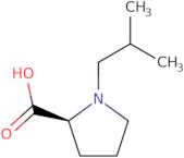 (2S)-1-(2-Methylpropyl)pyrrolidine-2-carboxylic acid ee