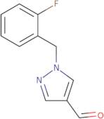 1-[(2-Fluorophenyl)methyl]-1H-pyrazole-4-carbaldehyde