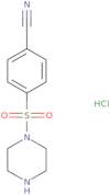 4-(Piperazine-1-sulfonyl)benzonitrile hydrochloride