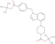 1-Boc-4-[1-(4-tert-butoxycarbonyl-benzyl)-1H-indol-4-yl]piperazine