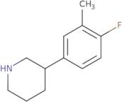 3-(4-Fluoro-3-methylphenyl)piperidine