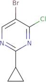 5-Bromo-4-chloro-2-cyclopropylpyrimidine