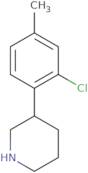 3-(2-Chloro-4-methylphenyl)piperidine