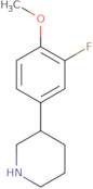 3-(3-Fluoro-4-methoxyphenyl)piperidine