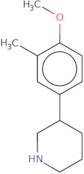 3-(4-Methoxy-3-methylphenyl)piperidine
