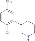 3-(2-Chloro-5-methylphenyl)piperidine