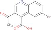 3-Acetyl-6-bromo-quinoline-4-carboxylic acid