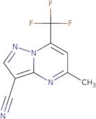 5-Methyl-7-trifluoromethyl-pyrazolo[1,5-a]pyrimidine-3-carbonitrile