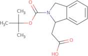 2-{2-[(tert-butoxy)carbonyl]-2,3-dihydro-1H-isoindol-1-yl}acetic acid