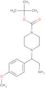 2-(N-Boc-piperazino)-2-(4-methoxyphenyl)ethylamine