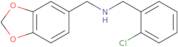 (1,3-Benzodioxol-5-ylmethyl)(2-chlorobenzyl)amine