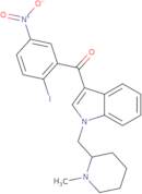 (2-Iodo-5-nitrophenyl)(1-(((2S)-1-methyl-2-piperidinyl)methyl)-1H-indol-3-yl)-methanone