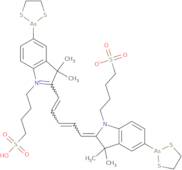 Bis(dithiarsolanyl)-bis(sulfobutyl) cyanine 5